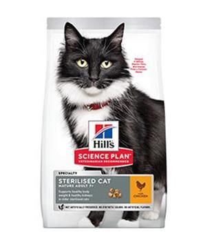 Hill’s Fel. Dry Mat Adult7+Sterilised Cat Chicken