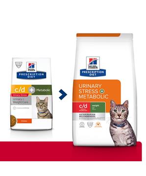 Levně Hill’s Fel. PD C/D Urinary Stress+Metabolic 1,5 kg