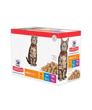 Levně Hill’s Fel. SP Adult Chicken&Beef&Ocea fish Kaps newnew 12x85 g