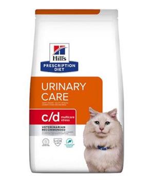 Levně Hill’s Fel.PD C/D Dry Urinary Stress Sea fish 1,5 kg