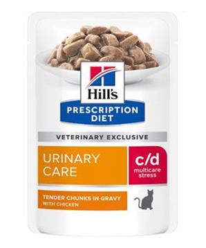 Levně Hill’s Fel.PD C/D kapsa Urinary Stress Chick. 12x85gNEW