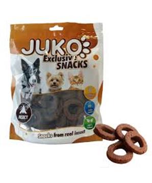 Levně Hmyzí kroužky JUKO Exclusive Snacks 250g