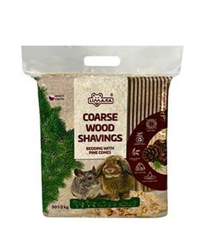 Levně Hobliny hrubá podestýlka se šiškami LIMARA 50l/2kg 50l/2kg
