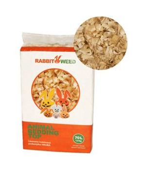 Levně Hobliny podestýlka lis. hrubá TOP RabWeed 70l/1,5 kg