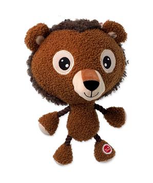 Hračka DOG FANTASY Big head lev plyšový pískací