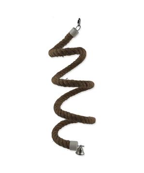 Levně Hračka EPIC PET závěsná - lanová spirála se zvonečkem 22 cm