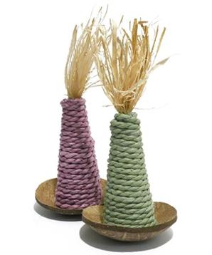 Hračka hlod. přírodní sisal kužel, Rosewood 9 x 15 cm