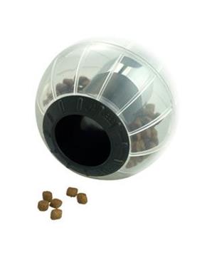 Levně Hračka kočka CATRINE Catmosphere treat ball černá 9,5 cm