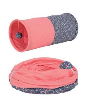 Levně Hračka kočka ETHICAT FLORAL tunel šustící catnip Zolux