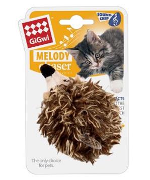 Hračka kočka GiGwi Melody Chaser Ježek se zvuk. čipem