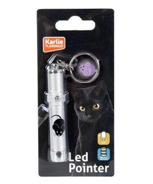 Levně Hračka kočka LED světlo laser motiv MYŠ 8 cm 1 ks