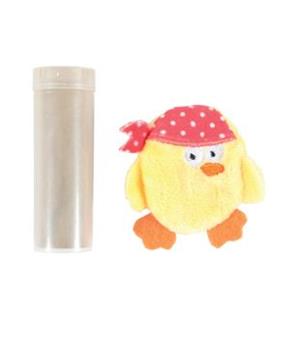 Hračka kočka PIRATE plnící+šanta žlutá Zolux