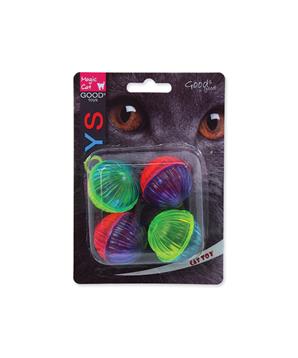 Hračka MAGIC CAT míček lesklý plastový chrastící