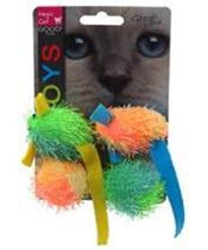 Levně Hračka MC myš a koule s catnip 5 cm - 4ks