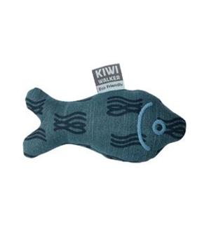 Levně Hračka pes 4Elements Plush Fish modrá Kiwi 1 ks