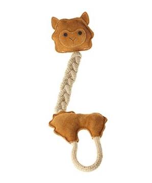 Hračka pes animALL Alpaka kůže, natural 