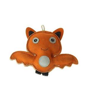 Hračka pes animALL Malý netopýr kůže, barevný 21x18cm