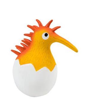 Levně Hračka pes BABY latex,pískací,oranžová KW 12 cm