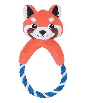 Levně Hračka pes CALINOU PANDA ROPE plyš Zolux 1 ks