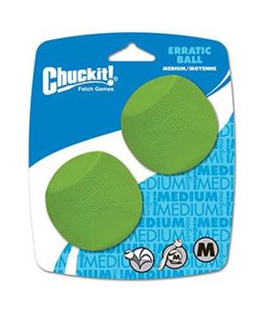 Levně Hračka pes Chuckit Erratic Ball M 6cm/2ks