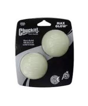 Levně Hračka pes Chuckit Max Glow M 6cm/2ks