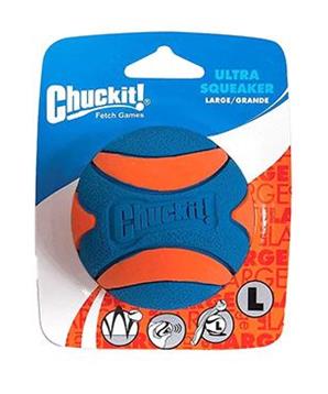 Levně Hračka pes Chuckit Ultra Squeaker Ball L 7 cm