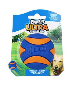 Levně Hračka pes Chuckit Ultra Squeaker Ball M 6 cm