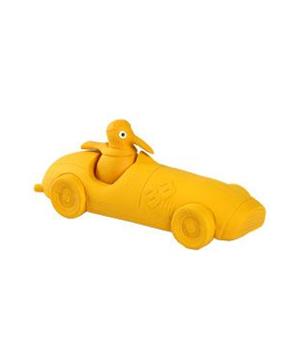 Levně Hračka pes CIGAR latex,pískací,oranžová KW 19 cm