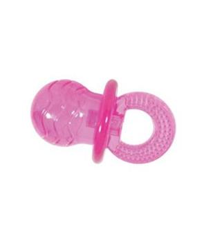 Levně Hračka pes dudlík TPR POP PACIFIER růžová Zolux 10 cm
