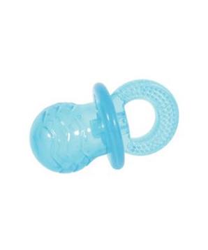 Levně Hračka pes dudlík TPR POP PACIFIER tyrkysová Zolux 10 cm