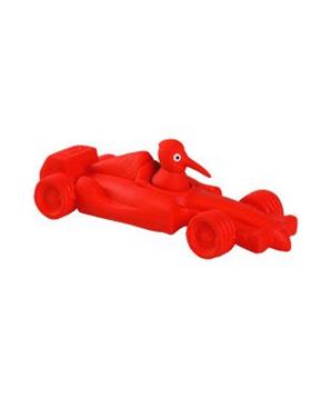 Levně Hračka pes FORMULA latex,pískací,červená KW 19 cm