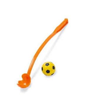 Levně Hračka pes Házedlo 64cm oranž./červ. KAR 64 cm