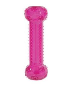 Levně Hračka pes kost TPR POP STICK Zolux 25cm růžová
