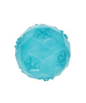 Levně Hračka pes míček TPR POP BALL tyrkysová Zolux 6 cm