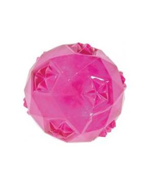 Levně Hračka pes míček TPR POP BALL 6cm růžová Zolux 1 ks