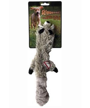 Levně Hračka pes Mýval pískací Skinneeez 38 cm