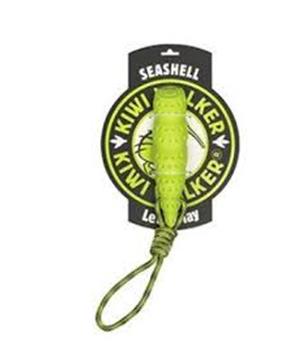 Hračka pes SEASHELL MAXI, plov z TPR zelená Kiwi