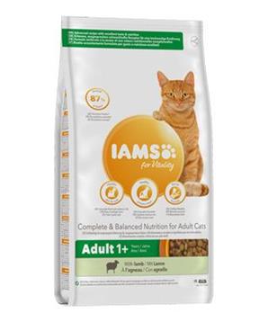 Levně IAMS for Vitality Adult Cat Food with Lamb 10 kg