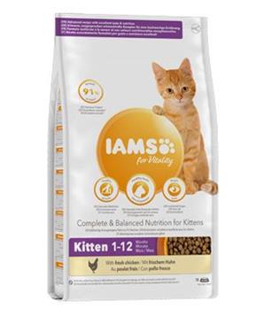 Levně IAMS for Vitality Kitten Food with Fresh Chicken 10 kg