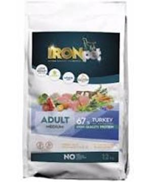 Levně IRONpet Dog Adult Medium Turkey (Krůta) 12 kg
