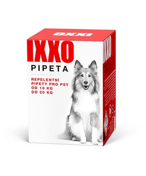 IXXO PIPETA – REPELENTNÍ PIPETY PRO PSY OD 10 KG DO 20 KG
