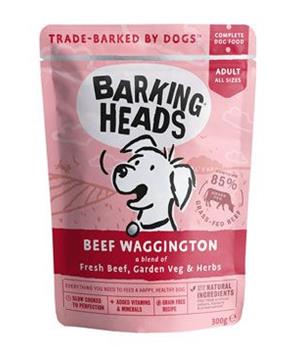 Levně Kapsička BARKING HEADS Beef Waggington 300 g
