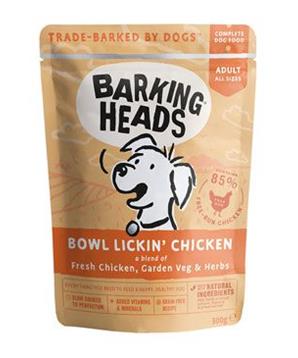 Levně Kapsička BARKING HEADS Bowl Lickin’ Chicken 300 g