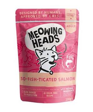 Levně Kapsička MEOWING HEADS So-fish-ticated Salmon 100 g