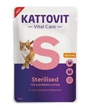 Levně Kattovit Cat Vital Care Sterilized kuře kapsa 85g