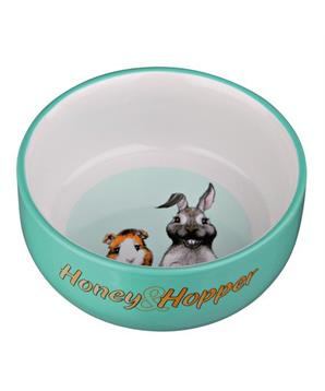 Levně Keramická miska Honey-Hopper pro morče, králíka 250 ml/11 cm 1 ks