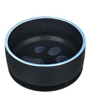 Levně Keramická miska s packou a gumovou základnou 0,4 l/12 cm