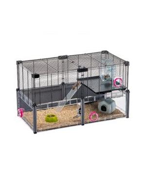 Levně Klec MULTIPLA HAMSTER s výbavou křeček FP 72,5x37,5x42cm