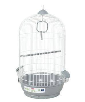 Levně Klec ptáci PRIMO Carmen Zolux 40 cm bílá/šedá