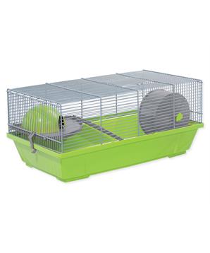 Levně Klec SMALL ANIMAL Erik šedo-zelená se šedou výbavou 1 ks